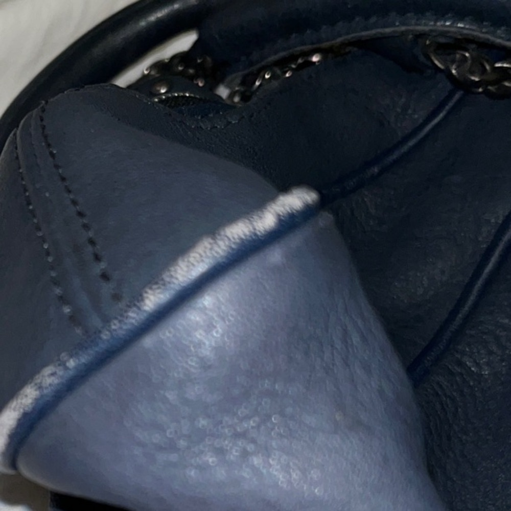 Couture Designer Bliss Lau Navy Shoulder Bag - Picture 9 of 10